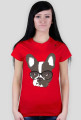 BasiaTheDog - T-Shirt damski #frenchbulldog