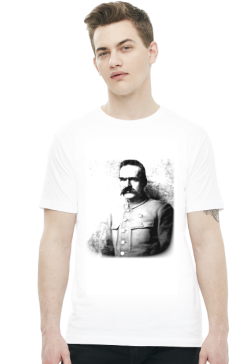 Józef Piłsudski koszulka biala