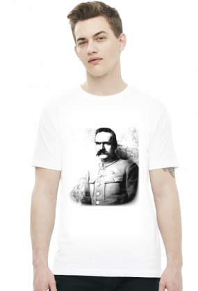 Józef Piłsudski koszulka biala