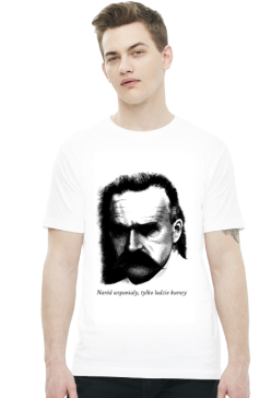 Koszulka Józef Piłsudski - Naród wspaniały tylko ludzie kurwy