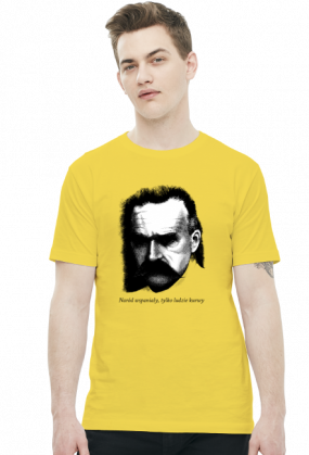 Koszulka Józef Piłsudski - Naród wspaniały tylko ludzie kurwy