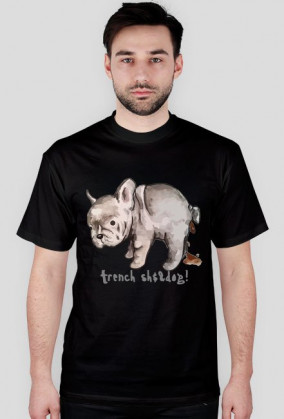 BasiaTheDog - T-Shirt "french sh..dog!"