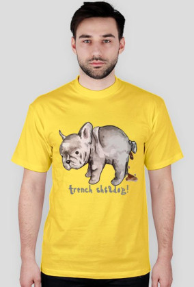 BasiaTheDog - T-Shirt "french sh..dog!"
