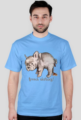 BasiaTheDog - T-Shirt "french sh..dog!"