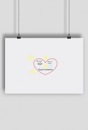 Żyj po swojemu-plakat