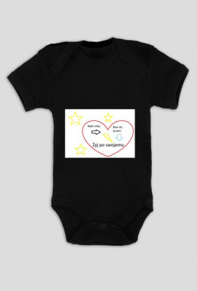 Żyj po swojemu-piżamka dla maluszków