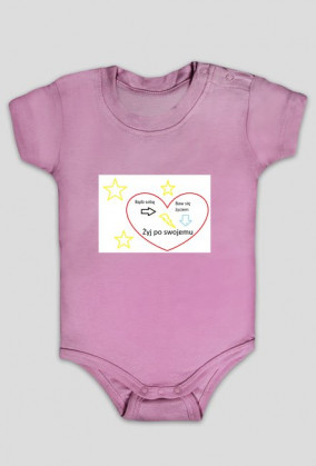 Żyj po swojemu-piżamka dla maluszków