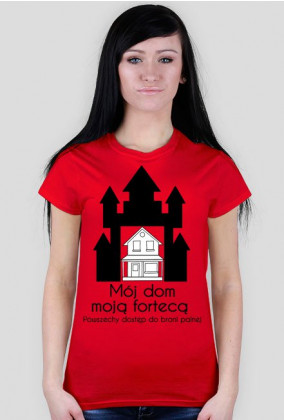 T-shirt damski dom-forteca