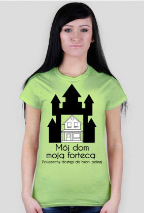 T-shirt damski dom-forteca