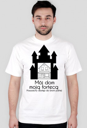 T-shirt męski dom-forteca