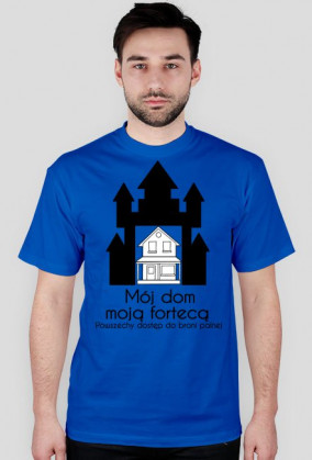 T-shirt męski dom-forteca
