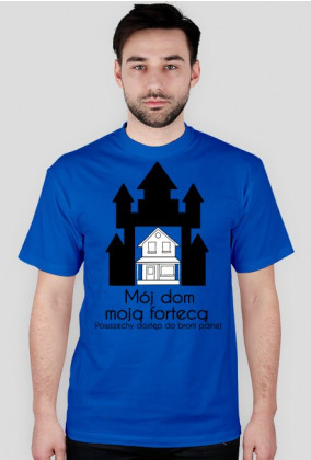 T-shirt męski dom-forteca