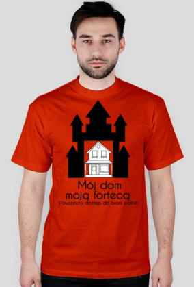 T-shirt męski dom-forteca