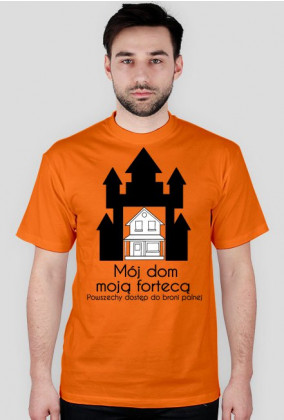 T-shirt męski dom-forteca