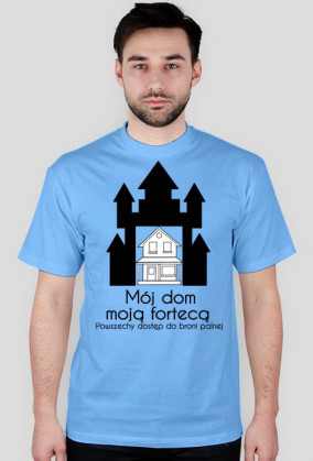 T-shirt męski dom-forteca