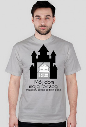 T-shirt męski dom-forteca