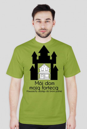 T-shirt męski dom-forteca
