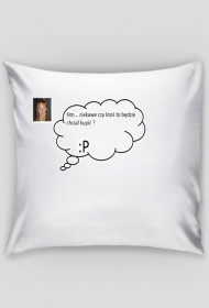 Hm...ciekawe...-poduszka