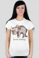 BasiaTheDog - T-Shirt damski "french sh..dog!"