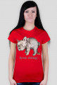 BasiaTheDog - T-Shirt damski "french sh..dog!"