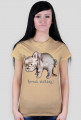 BasiaTheDog - T-Shirt damski "french sh..dog!"