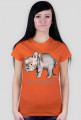 BasiaTheDog - T-Shirt damski "french sh..dog!"