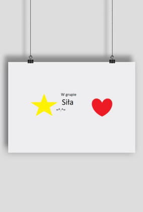 W grupie siła-plakat