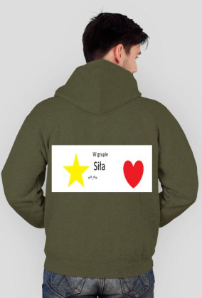 W grupie siła-bluza męska