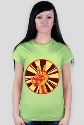 T-shirt Damski. Peace&Game.