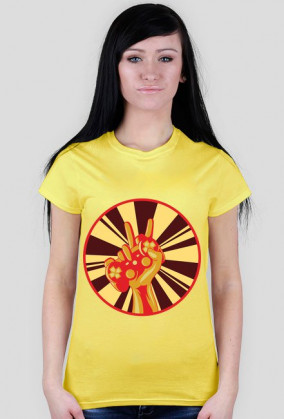 T-shirt Damski. Peace&Game.