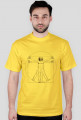 T-shirt Męski. Gracz Witruwiański.
