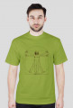 T-shirt Męski. Gracz Witruwiański.