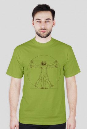 T-shirt Męski. Gracz Witruwiański.