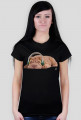 BasiaTheDog - t-shirt damski #listentomusic