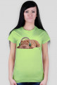 BasiaTheDog - t-shirt damski #listentomusic