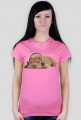 BasiaTheDog - t-shirt damski #listentomusic