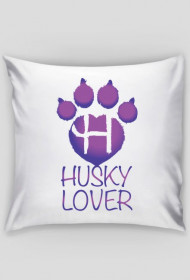 HUSKY LOVER PILLOW PURPLE