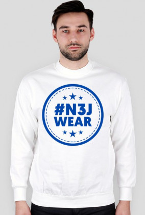 #N3JWEAR #WHITE #SWEATSHIRT #4MAN