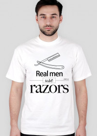 Koszulka męska Razor (czarny nadruk)
