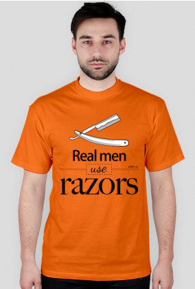 Koszulka męska Razor (czarny nadruk)