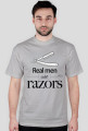 Koszulka męska Razor (czarny nadruk)