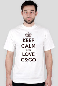 Koszulka - Keep calm and love cs:go [CSGO24]