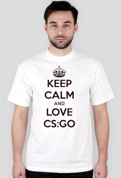 Koszulka - Keep calm and love cs:go [CSGO24]