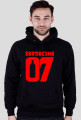 Serdeczne 07 czerwone bluza z kapturem
