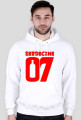 Serdeczne 07 czerwone bluza z kapturem