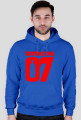 Serdeczne 07 czerwone bluza z kapturem