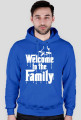 Welcome białe bluza z kapturem