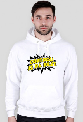 Control boom bluza z kapturem