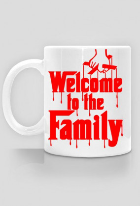 Welcome czerwone kubek