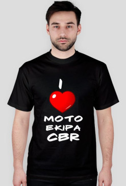 Koszulka Love Moto Ekipa / czarna